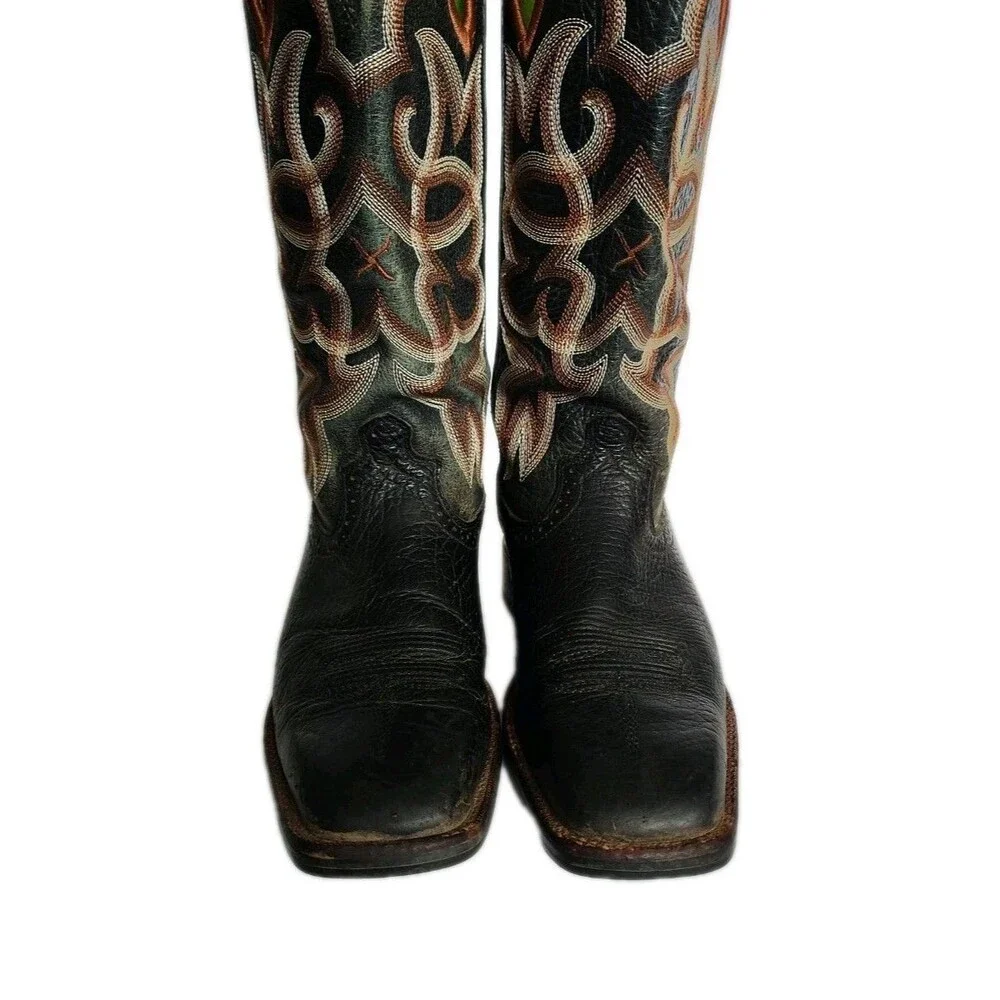 Twisted X Mens Size 8B WRS0006 Leather Steel Toe Square Western Work Barn Boots